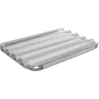 HENDI Backblech, für Baguette perforiert, aus Aluminium