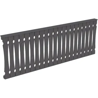 SKANHOLZ Brüstung Balkonschalung 270 x 96 cm Grau