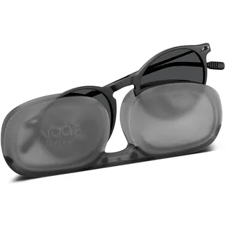 Nooz Sonnenbrille polarisiert CRUZ - Herren und Damen - UV-Schutz Kategorie 3 - mit Kompakt-Etui - Runde Form - Black