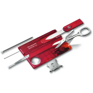 Victorinox SwissCard Lite - Red Transparent