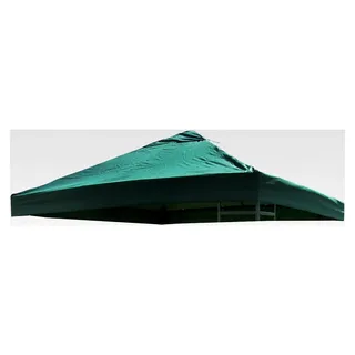 Ersatzdach für Pavillon 3x3 m in Grün, wasserdicht, PVC-beschichtet, 220 g Polyester mit Luftabzug - Grün