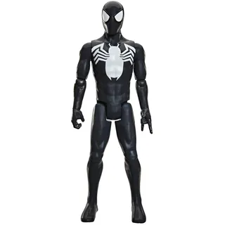 Spider-Man Titan Serie Black Suit Spider-Man Action-Figur 30 cm
