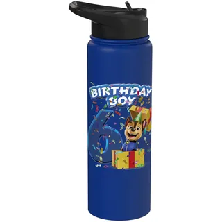Offizielles Paw Patrol Chase Birthday Boy Age 6 Stainless Steel Insulated Water Bottle