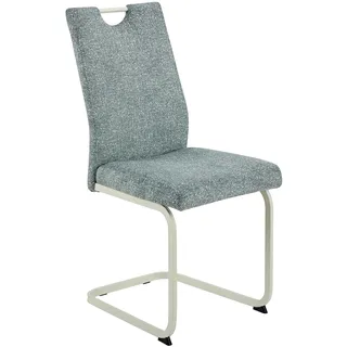 Hela Freischwinger Tivoli Polyester mint/Perlweiß