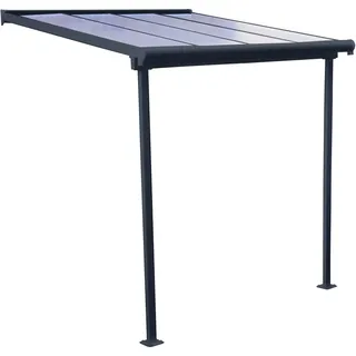 CANOPIA Terrassenüberdachung 230 x 230 x 300 cm grau