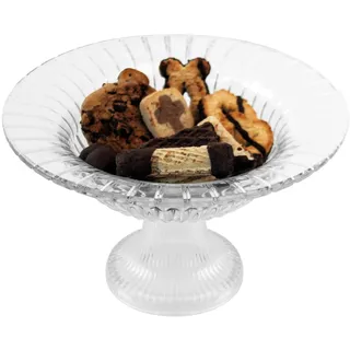 BAKAJI Pasabache, große Kuchenteller, Salatschüssel, Serviertablett Fisch, Glas, Small Bowl, Mehrfarbig