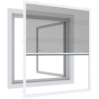 WINDHAGER IS Expert Plisseefenster 120 x 100 cm Weiß