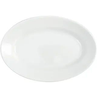 Saturnia Tablett oval cm.31 Tivoli weiß