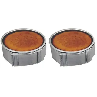 PME LBB172 Backgürtel für 109 x 5 cm Tiefe runde und eckige Backformen, Stoff, Grau, 16 x 2.5 x 27 cm (Packung mit 2)