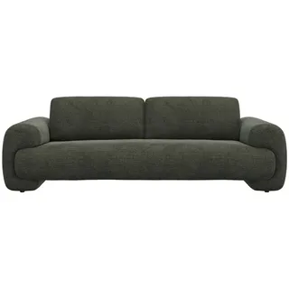 flexlux 3-Sitzer "Molino Designsofa, Polstersofa, Einzelsofa, Couch" Kaltschaum & Stahl-Wellen für erstklassigen Sitzkomfort, Füsse Schwarz, turtle