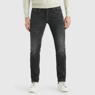Slim-fit-Jeans PME LEGEND "Tailwheel PTR140", Herren, Gr. 40, Länge 34, grau (mid dunkelgrau), Denim/Jeans, Obermaterial: 98% Baumwolle, 2% Elasthan, slim fit lang, Jeans Slim-fit-Jeans