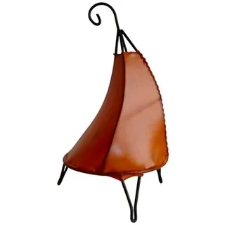 Orientalische Marokkanische Stehlampe Leder Lampe Hennalampe Lederleuchte Tissir
