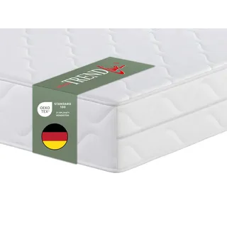 Badenia Trendline BT 100 2 in 1 Duo orthopädische 7-Zonen Komfortmatratze, Härtegrad 3 und 4, 120 x 200 cm, Öko-Tex Zertifiziert, produziert nach deutschem Qualitätsstandard