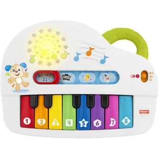 Fisher-Price Kinder-Keyboard Babys erstes Keyboard  ab 1 Jahr blau GFK01