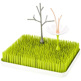 Boon LAWN& TWIG & STEM Trockengestell, Abtropfgestell 3er Set, Stylisches Trockengestell für Geschirr und Besteck, Baby Erstausstattung, Trockenständer für Babyflaschen, Geschenk für Neugeborene