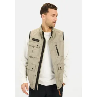 CAMEL ACTIVE Herren Outdoor-Weste mit Stehkragen Beige, menswear-58