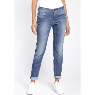 Gang Relax-fit-Jeans »AMELIE«, mit Used-Effekten blau