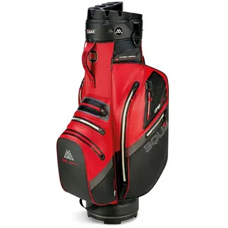 Big MAX Aqua Silencio 4 Cartbag - Wasserabweisende Golftasche (Red/Black)