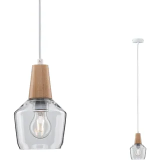 Paulmann Neordic Ylvie 1-flg. 20 W eckig braun/transparent