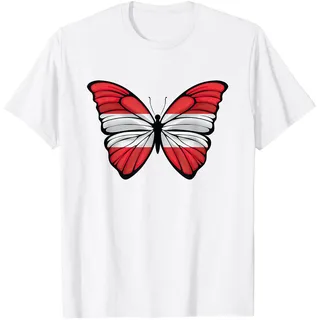 Österreich Fahne Herren Austria Flag Damen Kinder Österreich T-Shirt