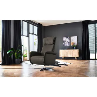 Home Affaire Relaxsessel Cartore Kaltschaum 77 x 119 x 93 cm Grau elektrisch drehbar