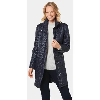 GOLDNER Kurzmantel mit Stehkragen Blau, 50