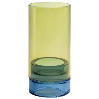 REMEMBER Windlicht Lys Ø 9 cm Glas Bunt