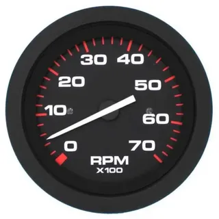 Veethree Amega 7000rpm Hb/ib Drehzahlmesser - Black - 76 mm