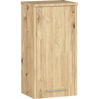 Hängeschrank 30cm Wandregal 99cm hoch 1 Tür Vitrine 3 Fächer Wandschrank