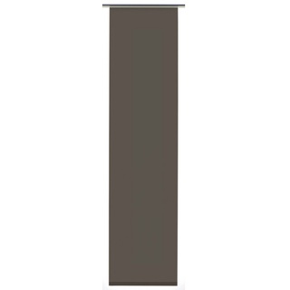 GARDINIA Flächenvorhang Stoff Entry Klettband 60 x 245 cm braun