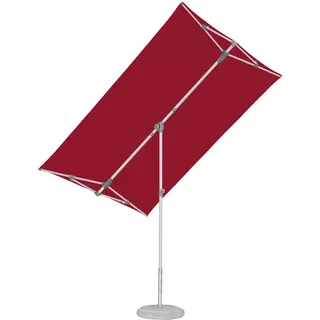 Suncomfort by Glatz Sonnenschirm Flex Roof, aurora red, 210 x 150 cm rechteckig, Gestell Aluminium, Bespannung Polyester, 5.3 kg