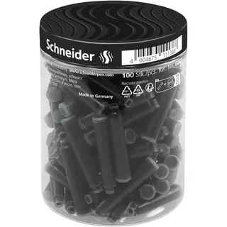 Schneider Tintenpatronen 6801 schwarz 100 Stück
