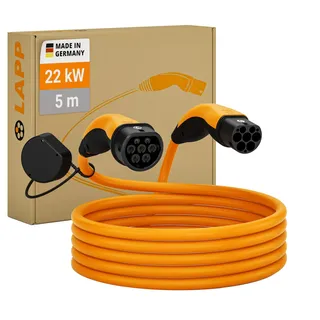 Lapp Mobility Ladekabel Typ 2 22 kW, 32 A, 5 m,