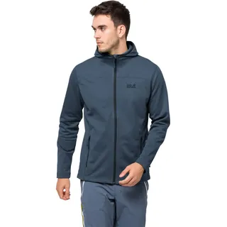 Jack Wolfskin Herren Horizon Hooded Jacket M Fleece Jacke, thunder blue, Einheitsgröße EU