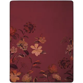 Biederlack Velvet Bloom Kuscheldecke 150 x 200 cm Rot