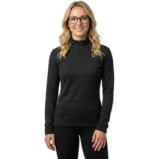 Scott Defined Light Fleece Mit Halbem Reißverschluss - Black - M