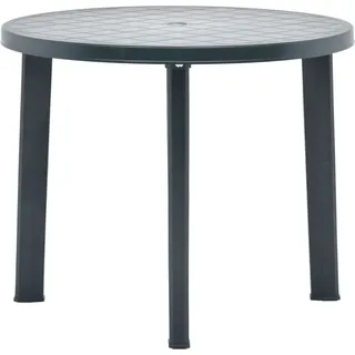 The Living Store Gartentisch Grün 89 cm Kunststoff - Grün