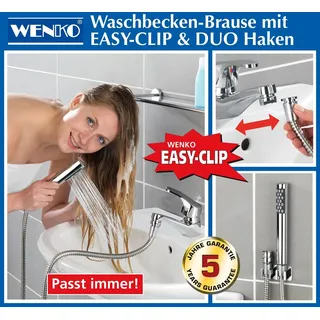 Wenko Waschbeckenbrause mit Duo Haken