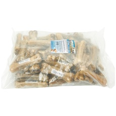 Arquivet Büffelknochen, gepresst, gefüllt mit Büffelsehnen – 15 cm – 50 Stück – 3.000 g – natürlicher Leckerli für Hunde