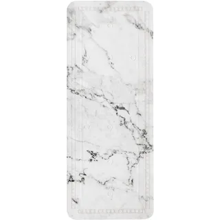KLEINE WOLKE Wanneneinlage Marble anthrazit, 36 x 92 cm