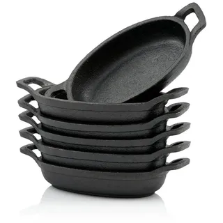 BBQ-Toro Servierpfannen-Set 6-tlg. 20 x 9,5 cm