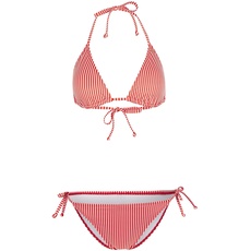 Bild Capri Bondey Bikini, 33026 red simple stripe 38/M
