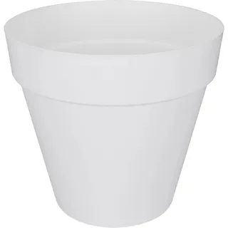Elho Blumentopf Loft Urban mit Rollen Ø 60 cm weiß