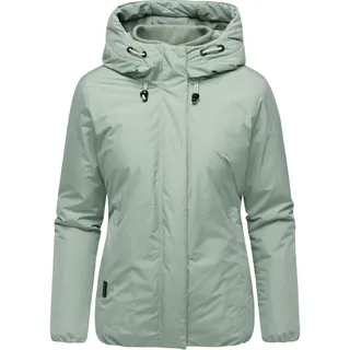 Ragwear Winterjacke "Winterjacke Sunniva Warm" mit Kapuze Wasserdichte und atmungsaktive Damen Jacke für den Winter, dusty grün