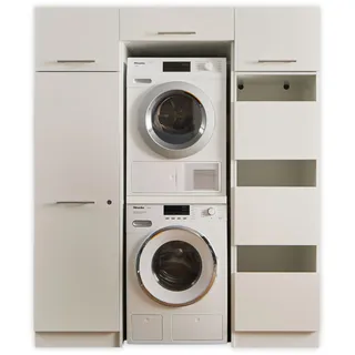 laundreezy Mehrzweckschrank-Set »LAUNDREEZY LDLK3«, weiß
