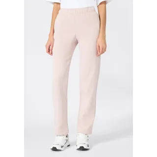 Sweathose CHAMPION "Straight Hem Pants", Damen, Gr. XS, N-Gr, rosa (edb), Obermaterial: 70% Baumwolle, 30% Polyester, Hosen Sweathose, für Erwachsene, aus Baumwolle und Polyester, in den Größen XS bis XL