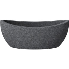 Bild von Pflanzgefäß Wave Cubo Jardiniere 58 x 24 x 23 cm schwarz granit