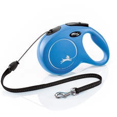 flexi New Classic M Seil 8 m blau für Hunde bis 20 kg