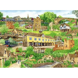 RAVENSBURGER Puzzle Escape to the Cotswolds 500 Teile