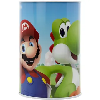 Stor Kinderspardose aus Metall - Supermario